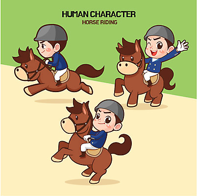 전신 남자 일러스트 성인 세명 말_동물 승마 승마복 국내일러스트 AI파일 스포츠 포유류 사람 파일형식 벡터