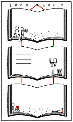 PSD 일러스트 사람모양 책 독서 프레임일러스트 국내일러스트 모양 프레임 파일형식