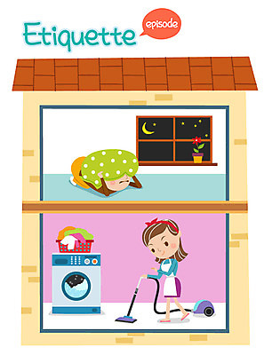 여자 남자 일러스트 창문 주택 성인 두명 예절 청소 청소기 공공예절 공공장소 드럼세탁기 층간소음 국내일러스트 AI파일 사람 건물 전자제품 장소 청소도구 소음 세탁기 파일형식 벡터