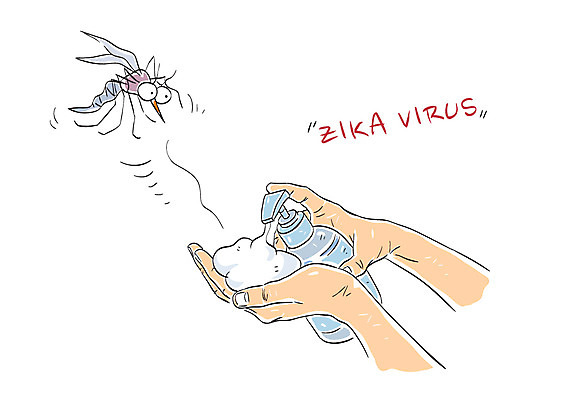 손 일러스트 신체부위 건강관리 모기 손세정제 지카바이러스 국내일러스트 AI파일 건강 관리 사람 바이러스 해충 세정제 파일형식 벡터