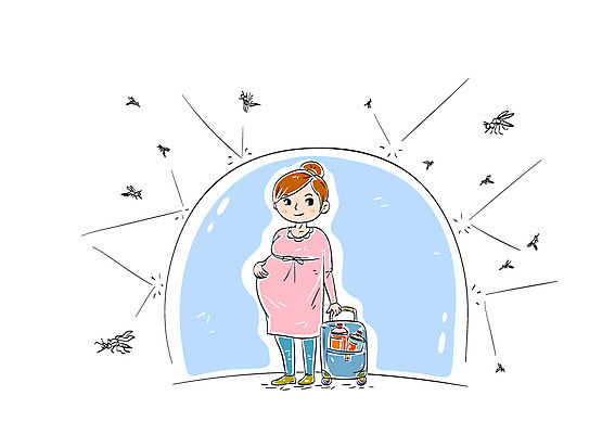 여자 일러스트 한명 성인 건강관리 캐리어 임산부 예방 살충제 모기 지카바이러스 국내일러스트 AI파일 1 건강 관리 사람 여행가방 임신 바이러스 해충 파일형식 벡터