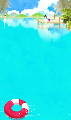 주간 PSD 여자 어린이 백그라운드 일러스트 한명 소녀 해변 야외 여름 바구니 튜브 국내일러스트 자연요소 1 계절 바다 사람 파일형식