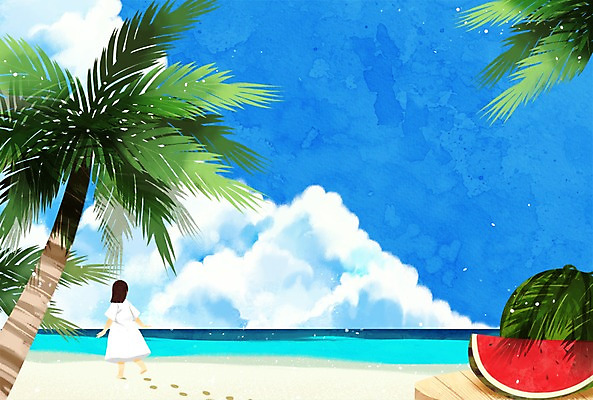 주간 PSD 구름 여자 어린이 백그라운드 일러스트 여름음식 수박 한명 소녀 해변 야외 여름 야자수 산책 트로피컬아트 제철음식 제철과일 국내일러스트 자연요소 나무 1 계절 음식 바다 과일 휴식 사람 그림 제철 파일형식 여름_계절