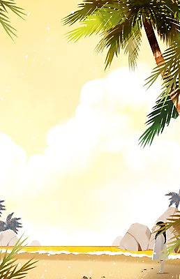 주간 PSD 여자 어린이 백그라운드 일러스트 한명 소녀 해변 야외 여름 야자수 일몰 돌_바위 트로피컬아트 국내일러스트 자연요소 나무 1 계절 바다 사람 노을 그림 파일형식