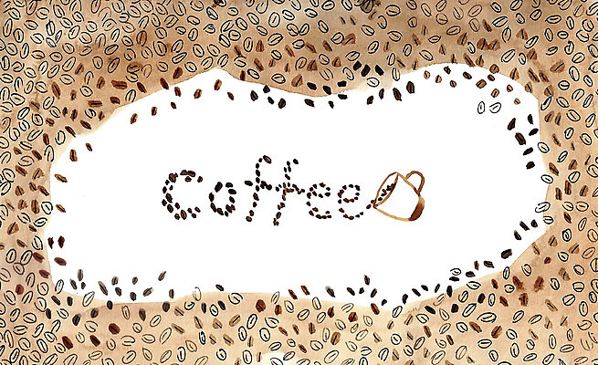 PSD 문자 영어 커피 일러스트 프레임 사람없음 원두 커피잔 국내일러스트 음료 잔 파일형식