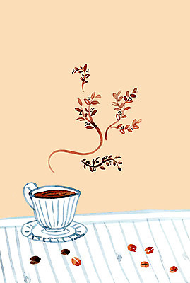 PSD 커피 일러스트 사람없음 카페 원두 커피잔 국내일러스트 음료 잔 상점 파일형식