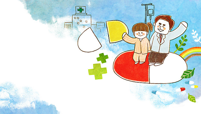 PSD 여자 남자 어린이 일러스트 의학 병원 성인 두명 알약 환자 의사 링거 국내일러스트 의료기기 사람 약 의료진 파일형식