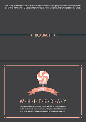 템플릿 기념일 카드템플릿 화이트데이 데이이벤트 막대사탕 이벤트 사람없음 이미지템플릿 AI파일 카드_감사 사탕 파일형식 벡터