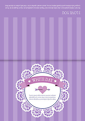 템플릿 기념일 카드템플릿 화이트데이 데이이벤트 화살 이벤트 사람없음 하트모형 이미지템플릿 AI파일 카드_감사 모형 파일형식 벡터