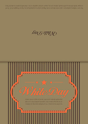 템플릿 기념일 카드템플릿 화이트데이 데이이벤트 이벤트 사람없음 라벨 이미지템플릿 AI파일 카드_감사 프레임 파일형식 벡터