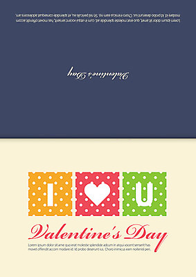 템플릿 기념일 카드템플릿 데이이벤트 발렌타인데이 이벤트 사람없음 물방울무늬 이미지템플릿 AI파일 무늬 카드_감사 파일형식 벡터