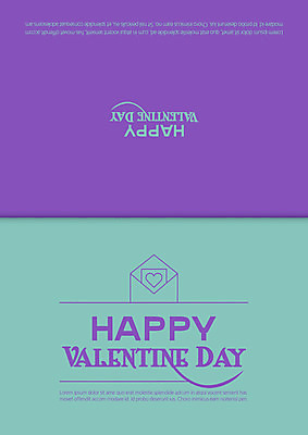 템플릿 기념일 카드템플릿 데이이벤트 편지봉투 발렌타인데이 이벤트 사람없음 이미지템플릿 AI파일 봉투 카드_감사 편지 파일형식 벡터