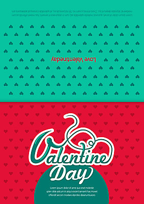 템플릿 기념일 카드템플릿 데이이벤트 발렌타인데이 이벤트 사람없음 하트 이미지템플릿 AI파일 모양 카드_감사 파일형식 벡터