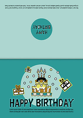 템플릿 카드템플릿 사람없음 선물상자 축하 생일 생일케이크 축하카드 생일축하 생일카드 이미지템플릿 AI파일 기념일 컨셉 카드_감사 선물 상자 케이크 파일형식 벡터