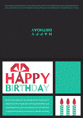 템플릿 카드템플릿 사람없음 축하 생일 축하카드 생일축하 생일카드 생일초 이미지템플릿 AI파일 기념일 컨셉 초 카드_감사 파일형식 벡터