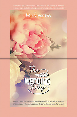 템플릿 꽃 결혼 카드템플릿 왕관 사람없음 청첩장 초대장 축하카드 이미지템플릿 AI파일 식물 카드_감사 이벤트 파일형식 벡터