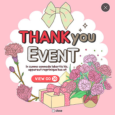 PSD 템플릿 리본 웹템플릿 팝업 이벤트팝업 웹팝업 사람없음 선물상자 카네이션 가정의달 레이어팝업 이미지템플릿 꽃 선물 상자 5월 파일형식