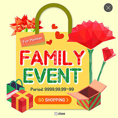 PSD 템플릿 웹템플릿 팝업 이벤트팝업 웹팝업 사람없음 선물상자 쇼핑백 카네이션 가정의달 레이어팝업 이미지템플릿 꽃 가방 선물 상자 5월 파일형식