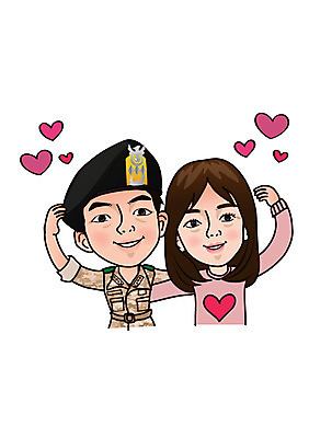 캐릭터 커플 여자 남자 일러스트 어깨동무 성인 두명 군인 하트 군복 육군 군인캐릭터 특수부대 특수부대원 특전사 특전사모자 일러캐릭터 AI파일 모양 직업 모자_잡화 포즈 유니폼 관계 군대 사람 전사 국군 부대 파일형식 벡터