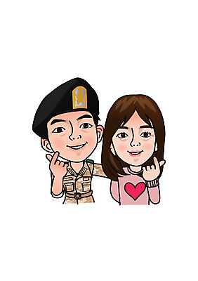 캐릭터 커플 여자 남자 일러스트 어깨동무 성인 두명 군인 군복 육군 손하트 군인캐릭터 특수부대 특수부대원 특전사 특전사모자 일러캐릭터 AI파일 직업 모자_잡화 포즈 유니폼 관계 군대 사람 손짓 전사 국군 부대 파일형식 벡터