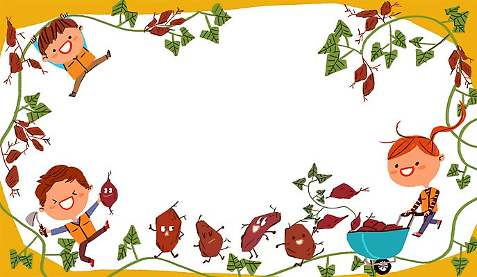 PSD 여자 남자 어린이 일러스트 자연 세명 농작물 수레 체험학습 고구마 국내일러스트 농업 뿌리채소 사람 카트 체험 생태계 파일형식