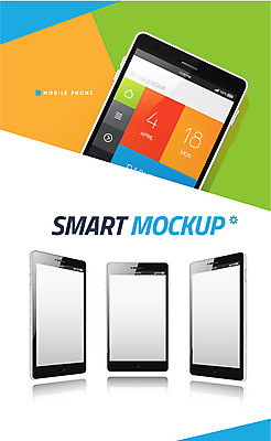 일러스트 모바일 사람없음 스마트폰 목업 대시보드 국내일러스트 AI파일 핸드폰 스마트기기 파일형식 벡터