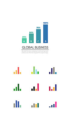 아이콘 그래프 사람없음 세트 글로벌비즈니스 막대그래프 대시보드 2D아이콘 AI파일 비즈니스 글로벌 파일형식 벡터