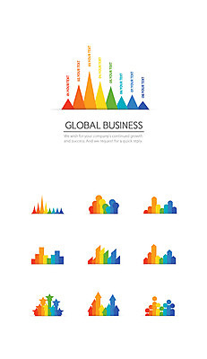 아이콘 그래프 사람없음 세트 글로벌비즈니스 막대그래프 대시보드 2D아이콘 AI파일 비즈니스 글로벌 파일형식 벡터