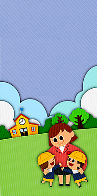 PSD 나무 여자 남자 어린이 일러스트 안기 성인 세명 교사 유치원 유치원생 스승의날 카네이션 유치원복 국내일러스트 식물 직업 옷 교육 기념일 꽃 모션 사람 파일형식