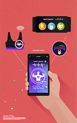 손 인터넷 일러스트 미래 신체부위 스마트폰 운동복 네트워크 웨어러블 사물인터넷 4차산업 미래산업 국내일러스트 AI파일 옷 산업 컨셉 정보기술 사람 핸드폰 스마트기기 파일형식 벡터