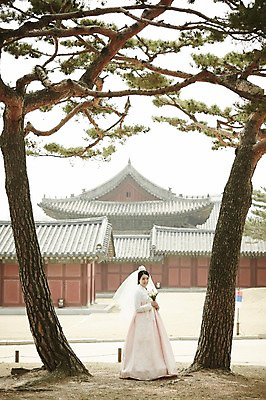 포토 JPG 주간 전신 여자 부케 결혼 한옥 면사포 한명 서기 들기 20대 성인 야외 옆모습 한국인 우아함 성인여자한명만 국내포토 자연요소 1 한국전통 뷰포인트 꽃다발 컨셉 고건축 모션 사람 동양인 이벤트 청년 결혼소품 여자한명만 성인여자만 파일형식