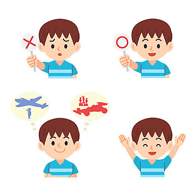 캐릭터 남자 어린이 일러스트 상상 여러명 손들기 금지 X 아니오 O 일러캐릭터 AI파일 알파벳 다수 모션 사람 파일형식 벡터