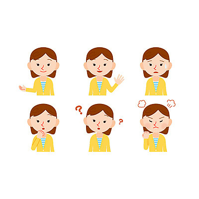 캐릭터 여자 일러스트 엄마 표정 여러명 성인 분노 물음표 호기심 주부 안녕 당황 일러캐릭터 AI파일 기호 감정 다수 컨셉 가족 사람 인사 파일형식 벡터