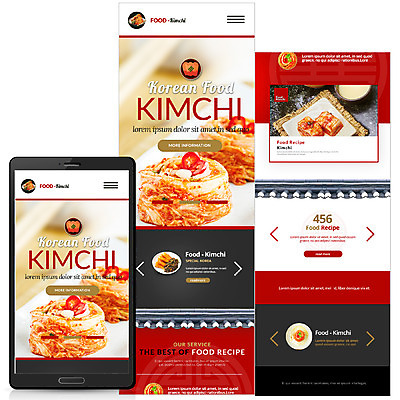 PSD 템플릿 웹템플릿 모바일 김치 사람없음 한복 모바일템플릿 모바일웹 무김치 포기김치 이미지템플릿 한국전통 한식 전통의상 파일형식
