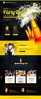 PSD 외국인 템플릿 여자 남자 웹템플릿 사이트템플릿 맥주 여러명 20대 성인 홈페이지 파티 홈페이지시안 한국인 선술집 맥주잔 맥주병 랜딩페이지 이미지템플릿 다수 술잔 술병 주류 사람 동양인 인종 이벤트 청년 술집 파일형식