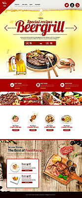 PSD 템플릿 음식 웹템플릿 사이트템플릿 맥주 스테이크 사람없음 홈페이지 홈페이지시안 소시지 안주 감자칩 랜딩페이지 이미지템플릿 주류 서양음식 과자 가공식품 칩_음식 파일형식