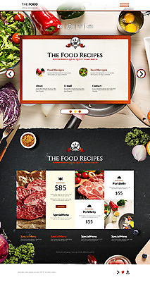 PSD 템플릿 웹템플릿 채소 사이트템플릿 생고기 돼지고기 스테이크 사람없음 홈페이지 홈페이지시안 소고기 신선 이미지템플릿 서양음식 육류 파일형식