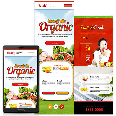 PSD 템플릿 여자 웹템플릿 채소 과일 모바일 한명 성인 30대 한국인 신선 유기농 모바일템플릿 모바일웹 이미지템플릿 1 웰빙 사람 동양인 장년 파일형식