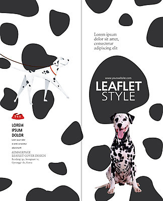 PSD 템플릿 편집 표지디자인 북디자인 출판디자인 표지 리플렛 두마리 2단접지 북커버 팜플렛 사람없음 개 메롱 목줄 개밥그릇 달마시안 반려 점박이 이미지템플릿 그릇 2 포유류 모션 애견용품 파일형식 반려용품