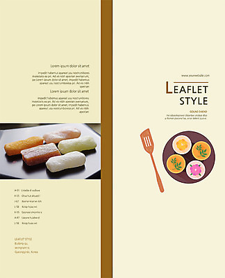 PSD 템플릿 편집 접시 표지디자인 북디자인 출판디자인 표지 꽃 음식 리플렛 2단접지 북커버 디저트 떡 팜플렛 사람없음 뒤집개 이미지템플릿 식물 식기 주방용품 파일형식