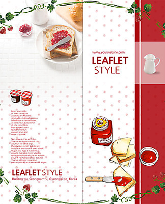 PSD 템플릿 편집 표지디자인 북디자인 출판디자인 표지 음식 빵 리플렛 2단접지 북커버 딸기 디저트 팜플렛 사람없음 식빵 딸기잼 잼나이프 이미지템플릿 과일 나이프 잼 파일형식