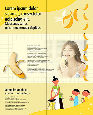 PSD 템플릿 편집 표지디자인 북디자인 출판디자인 여자 내지 어린이 음식 리플렛 2단접지 북커버 엄마 바나나 웃음 팜플렛 여러명 상반신 20대 성인 컵 한국인 먹기 믹서 바나나주스 이미지템플릿 식기 다수 과일 가족 모션 표정 사람 동양인 청년 과일주스 파일형식