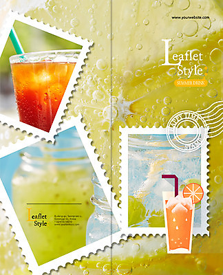 PSD 템플릿 편집 표지디자인 북디자인 출판디자인 표지 음료 음식 리플렛 2단접지 북커버 여름음식 빨대 팜플렛 사람없음 컵 얼음 거품 레몬 아이스커피 키위주스 이미지템플릿 자연요소 식기 커피 과일 과일주스 파일형식 여름_계절