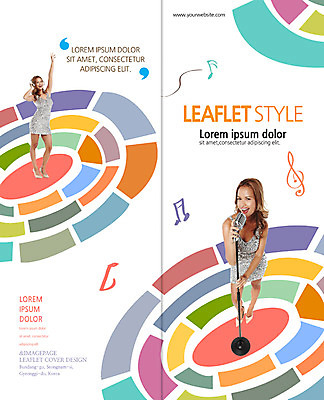 전신 PSD 외국인 템플릿 편집 표지디자인 북디자인 출판디자인 원피스 여자 표지 리플렛 2단접지 북커버 음표 노래 서기 웃음 팜플렛 20대 성인 두명 축제 마이크 이미지템플릿 기호 옷 음악 음향기기 모션 표정 사람 인종 청년 파일형식