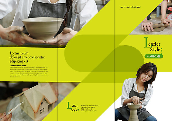 PSD 템플릿 편집 표지디자인 북디자인 출판디자인 여자 표지 리플렛 북커버 3단접지 앉기 팜플렛 여러명 상반신 20대 성인 취미 앞치마 한국인 붓 도자기 작업실 도자기공예 공예 밀대 이미지템플릿 다수 모션 주방용품 사람 동양인 청년 파일형식