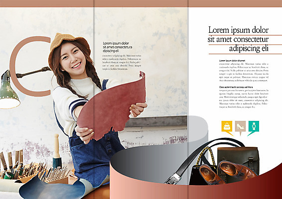 PSD 템플릿 편집 모자 표지디자인 북디자인 출판디자인 여자 내지 구두 리플렛 북커버 가방 3단접지 한명 웃음 팜플렛 상반신 20대 성인 취미 한국인 벨트 공구 스탠드 작업실 가죽 공예 가죽공예 이미지템플릿 1 잡화 신발 조명 표정 사람 동양인 청년 도구 파일형식