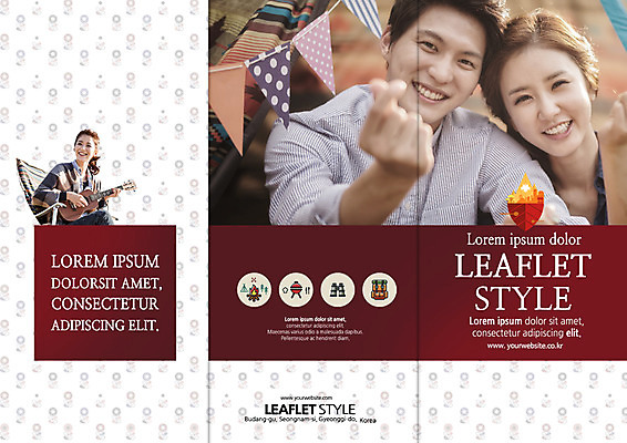 PSD 템플릿 편집 표지디자인 북디자인 출판디자인 여자 표지 남자 리플렛 여행 연주 북커버 3단접지 웃음 팜플렛 상반신 20대 성인 취미 세명 한국인 우쿨렐레 가랜드 이미지템플릿 음악 현악기 표정 사람 동양인 청년 파티용품 파일형식