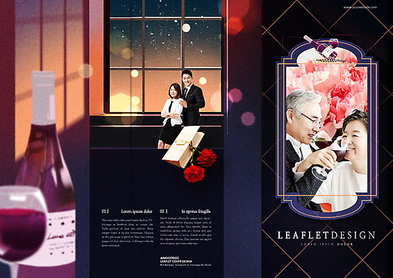 PSD 템플릿 편집 표지디자인 북디자인 출판디자인 여자 표지 노년 남자 음식 리플렛 40대 와인잔 북커버 3단접지 창문 웃음 팜플렛 여러명 상반신 와인 노부부 한국인 마시기 60대 편지 와인병 카네이션 러브샷 이미지템플릿 부부 꽃 중년 다수 술잔 모션 병_용기 주류 표정 사람 동양인 성인 파일형식