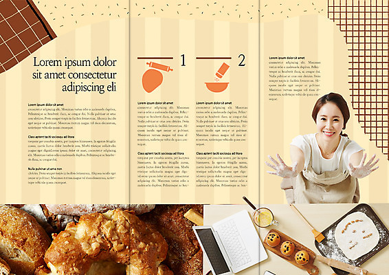 PSD 템플릿 편집 표지디자인 북디자인 출판디자인 여자 내지 음식 빵 리플렛 북커버 3단접지 요리 한명 웃음 팜플렛 상반신 성인 30대 노트북 앞치마 한국인 올려보기 홈베이킹 제빵 머핀 밀가루반죽 제빵도구 반죽밀대 이미지템플릿 1 모션 표정 사람 동양인 장년 전자제품 제과제빵 반죽 밀대 파일형식