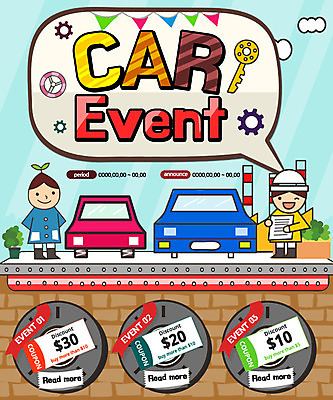 PSD 템플릿 남자 웹템플릿 교통 자동차 열쇠 이벤트페이지 이벤트 성인 두명 쿠폰 이미지템플릿 육상교통 사람 페이지 파일형식